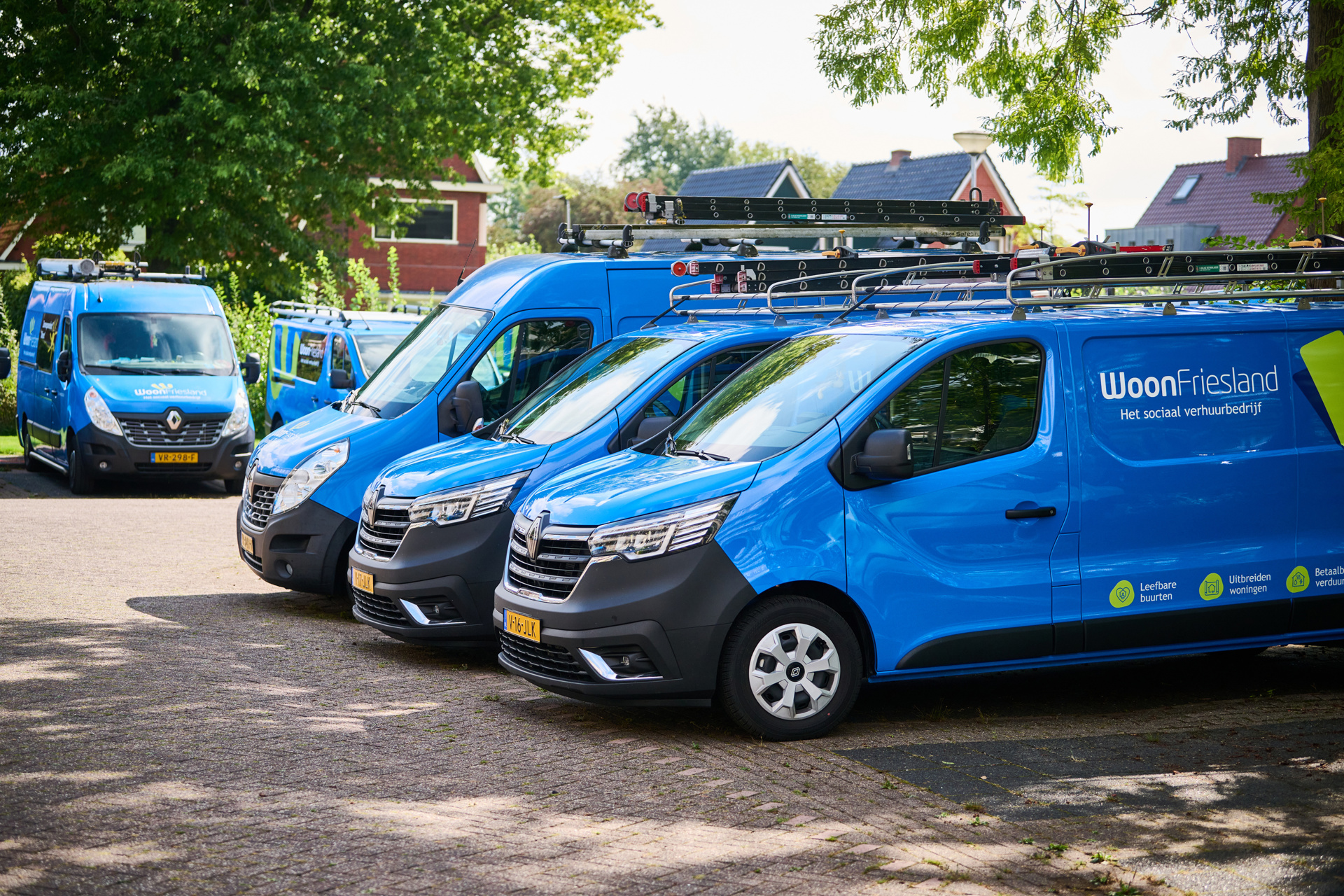 Servicebussen van WoonFriesland