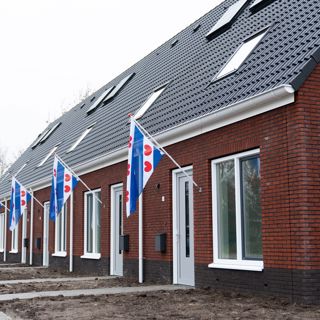Nieuwbouw huizen van WoonFriesland in Eastermar